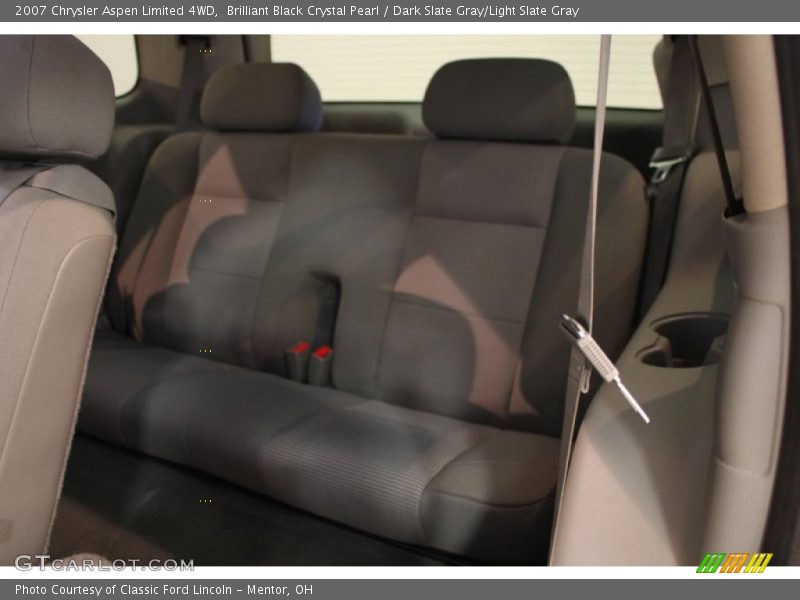 Brilliant Black Crystal Pearl / Dark Slate Gray/Light Slate Gray 2007 Chrysler Aspen Limited 4WD