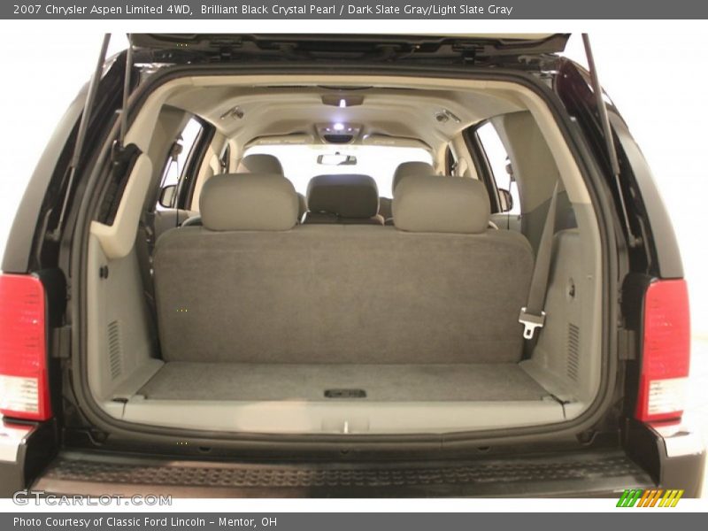 Brilliant Black Crystal Pearl / Dark Slate Gray/Light Slate Gray 2007 Chrysler Aspen Limited 4WD