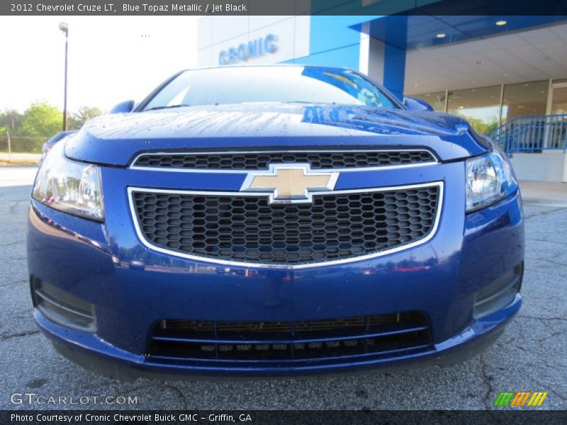Blue Topaz Metallic / Jet Black 2012 Chevrolet Cruze LT