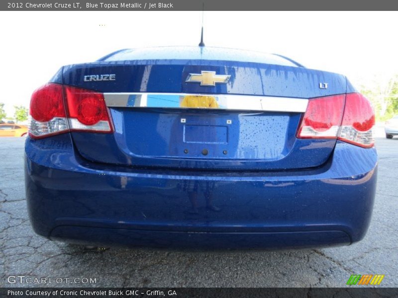 Blue Topaz Metallic / Jet Black 2012 Chevrolet Cruze LT