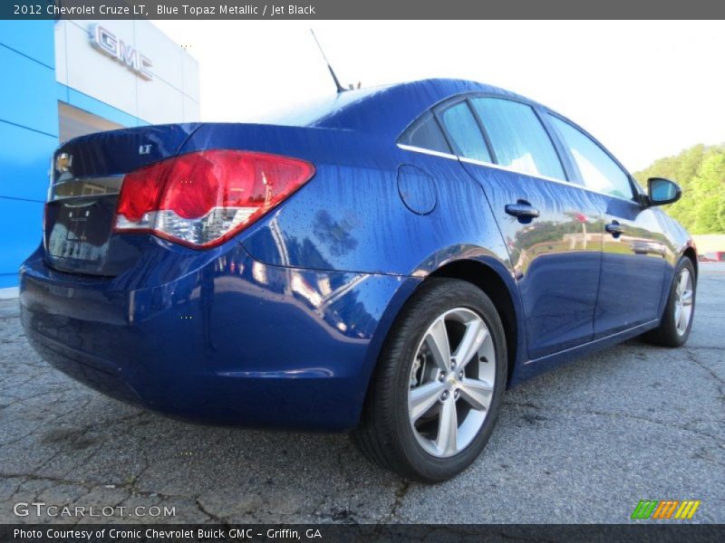Blue Topaz Metallic / Jet Black 2012 Chevrolet Cruze LT