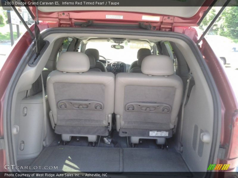 Inferno Red Tinted Pearl / Taupe 2003 Dodge Grand Caravan ES
