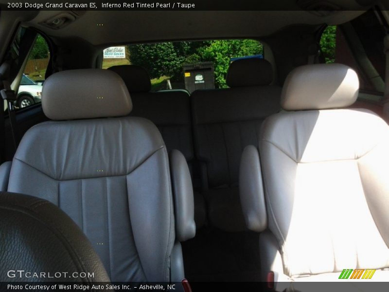 Inferno Red Tinted Pearl / Taupe 2003 Dodge Grand Caravan ES
