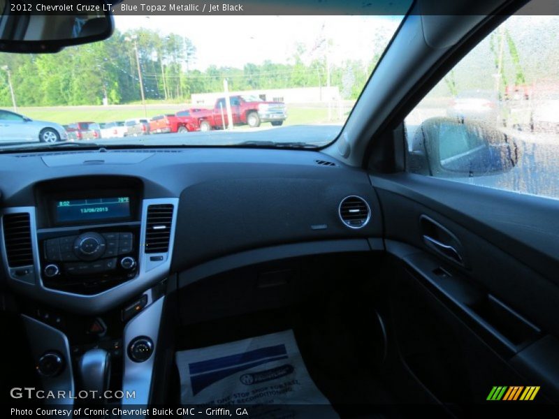 Blue Topaz Metallic / Jet Black 2012 Chevrolet Cruze LT
