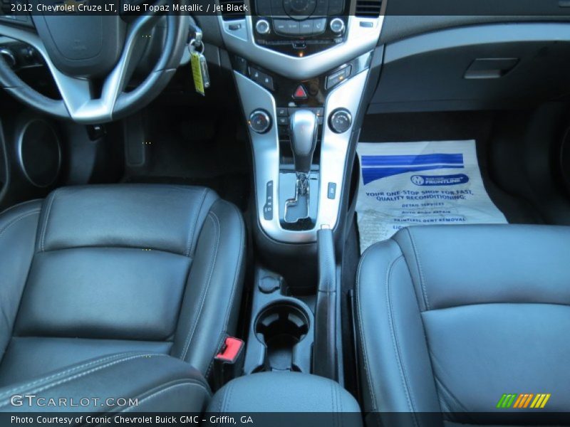 Blue Topaz Metallic / Jet Black 2012 Chevrolet Cruze LT