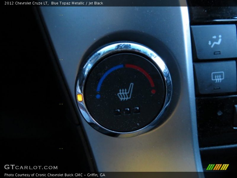 Blue Topaz Metallic / Jet Black 2012 Chevrolet Cruze LT