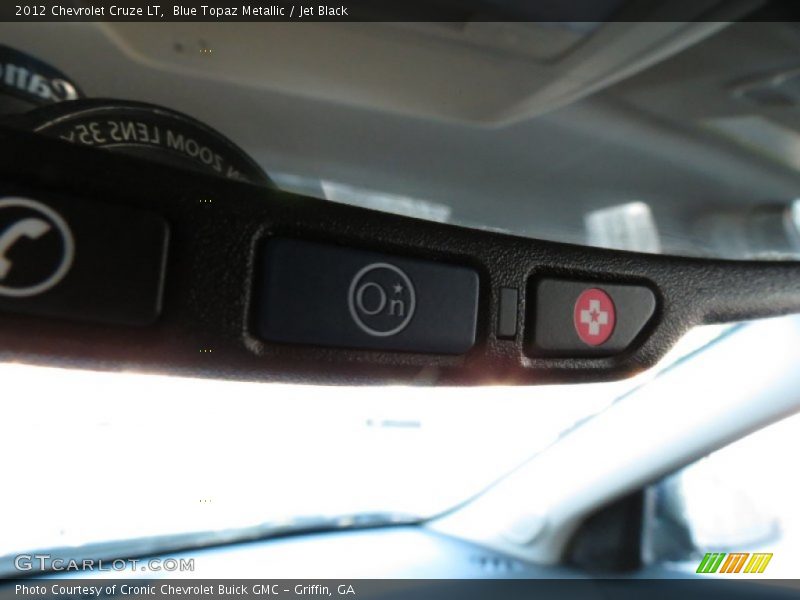 Blue Topaz Metallic / Jet Black 2012 Chevrolet Cruze LT