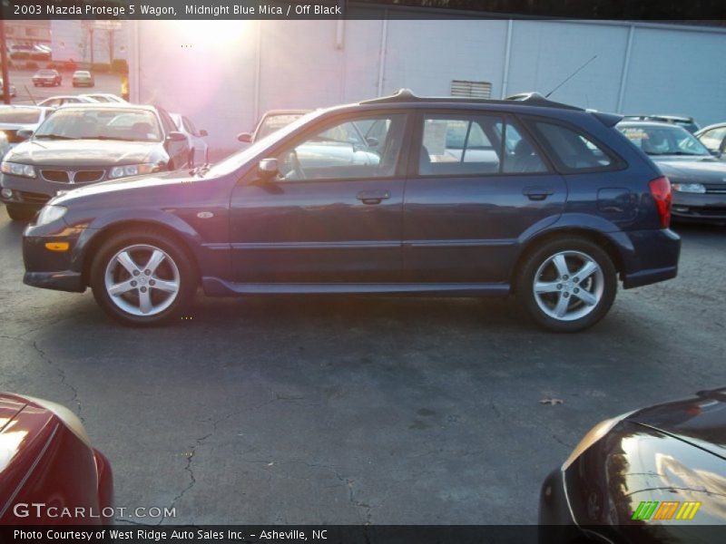Midnight Blue Mica / Off Black 2003 Mazda Protege 5 Wagon