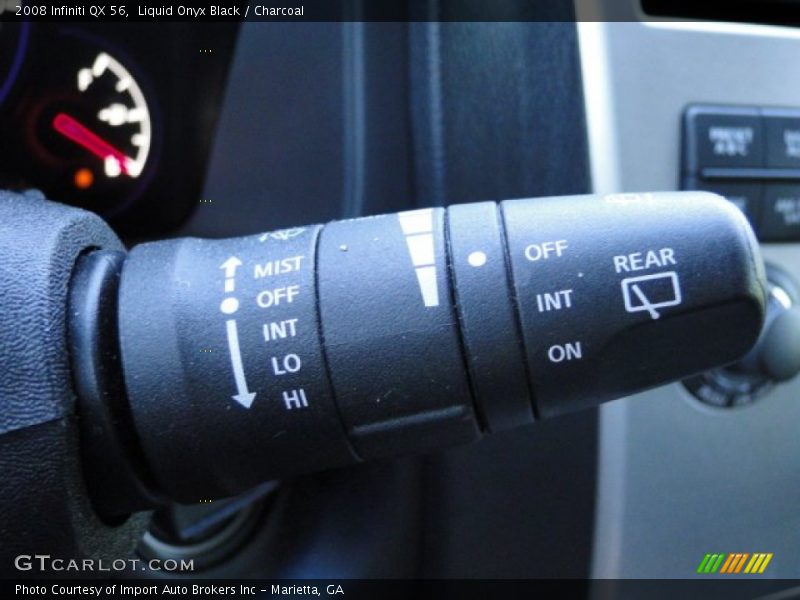 Liquid Onyx Black / Charcoal 2008 Infiniti QX 56