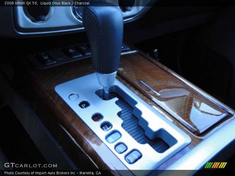 Liquid Onyx Black / Charcoal 2008 Infiniti QX 56
