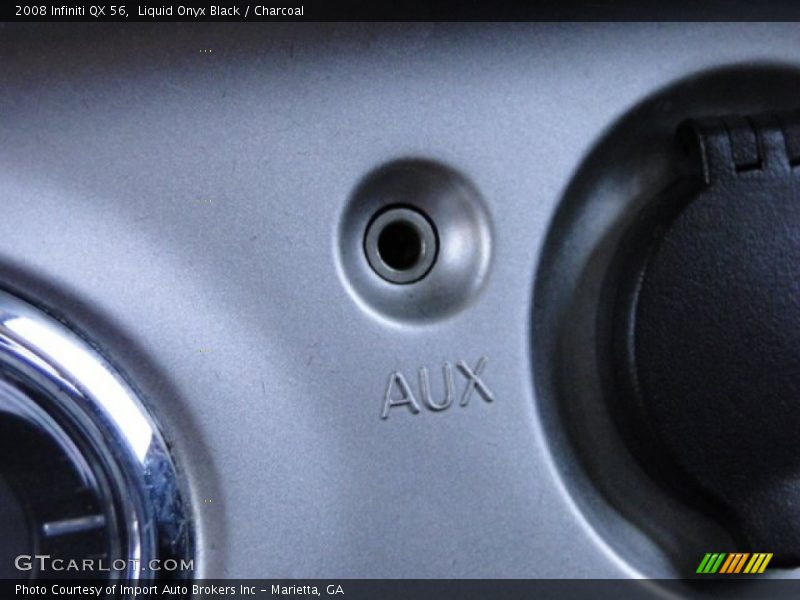 Liquid Onyx Black / Charcoal 2008 Infiniti QX 56
