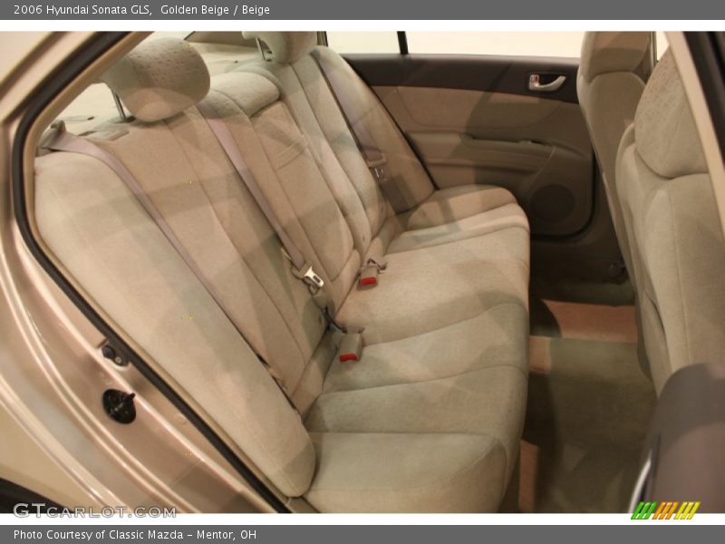 Rear Seat of 2006 Sonata GLS