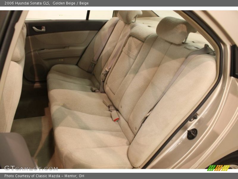 Rear Seat of 2006 Sonata GLS
