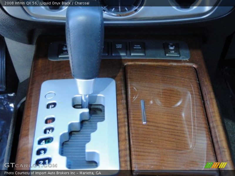 Liquid Onyx Black / Charcoal 2008 Infiniti QX 56