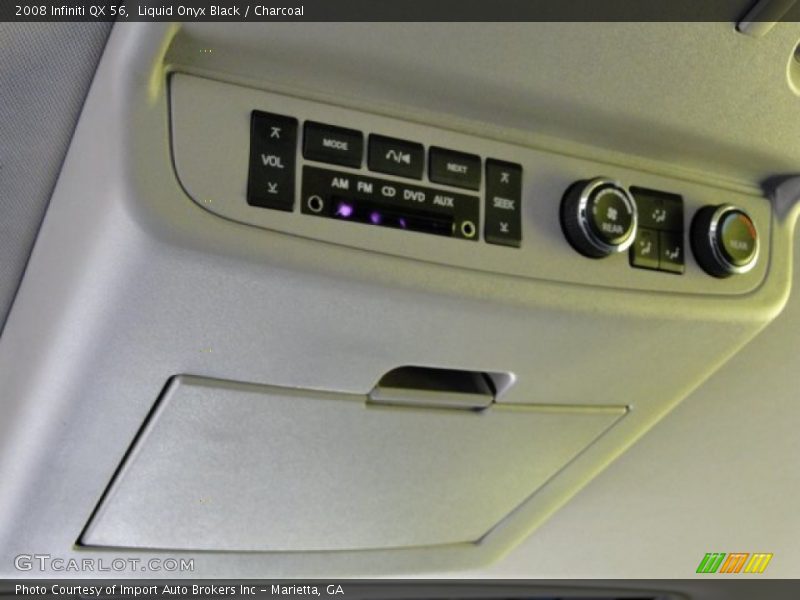 Liquid Onyx Black / Charcoal 2008 Infiniti QX 56