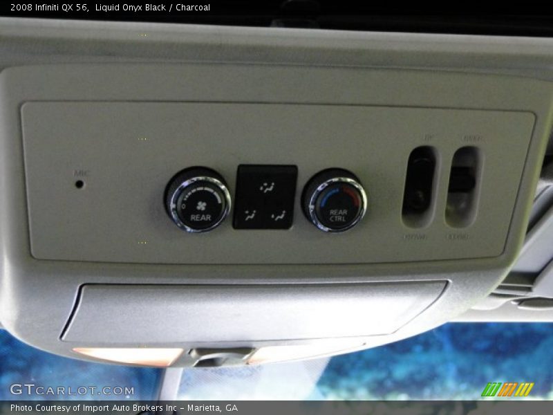 Liquid Onyx Black / Charcoal 2008 Infiniti QX 56
