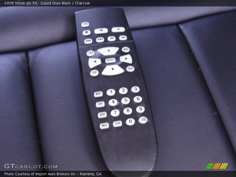 Liquid Onyx Black / Charcoal 2008 Infiniti QX 56