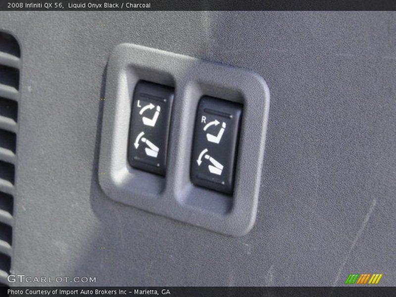 Liquid Onyx Black / Charcoal 2008 Infiniti QX 56