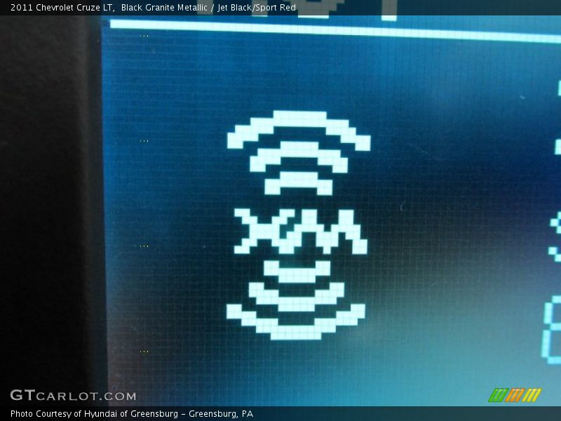 Black Granite Metallic / Jet Black/Sport Red 2011 Chevrolet Cruze LT