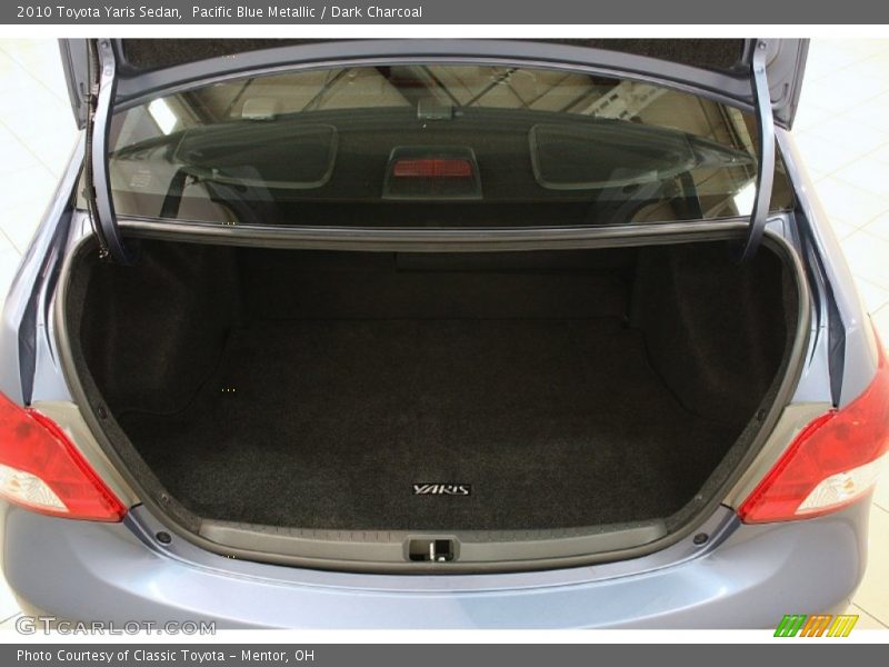 Pacific Blue Metallic / Dark Charcoal 2010 Toyota Yaris Sedan