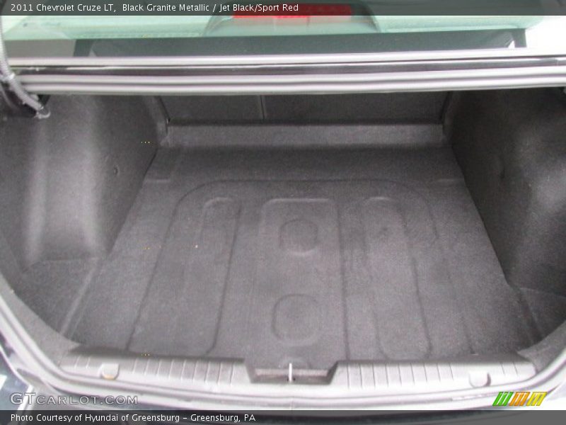 Black Granite Metallic / Jet Black/Sport Red 2011 Chevrolet Cruze LT