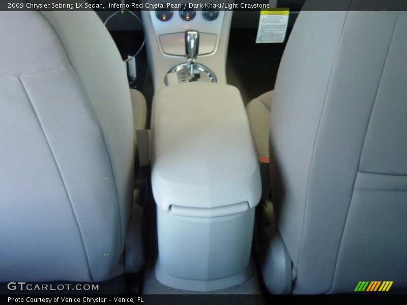 Inferno Red Crystal Pearl / Dark Khaki/Light Graystone 2009 Chrysler Sebring LX Sedan