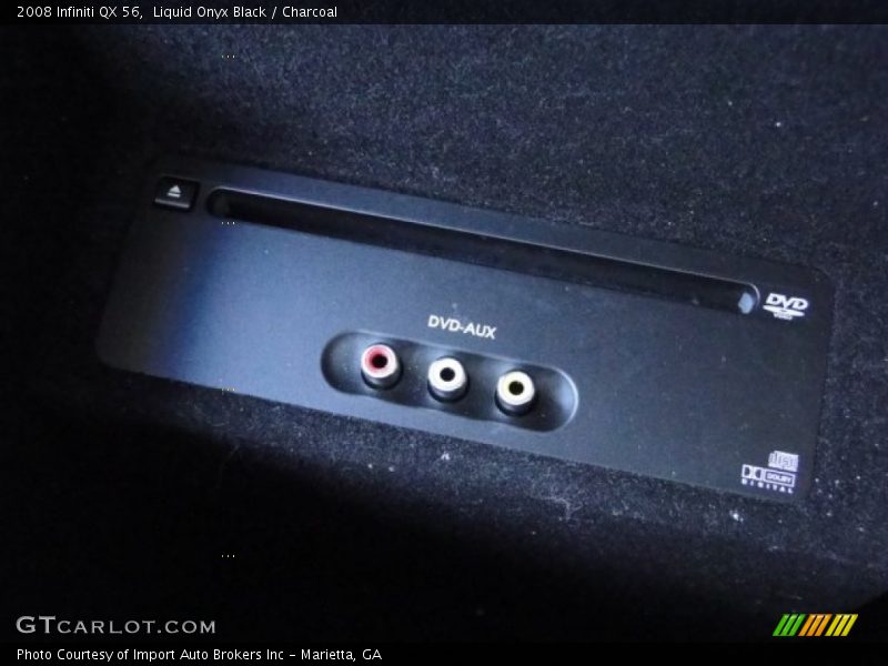 Liquid Onyx Black / Charcoal 2008 Infiniti QX 56