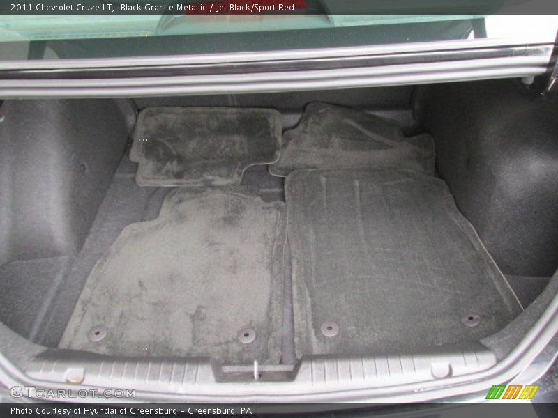 Black Granite Metallic / Jet Black/Sport Red 2011 Chevrolet Cruze LT