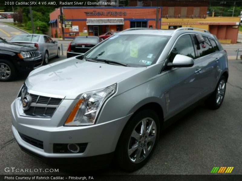 Radiant Silver / Ebony/Titanium 2010 Cadillac SRX 4 V6 AWD