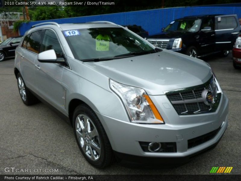 Radiant Silver / Ebony/Titanium 2010 Cadillac SRX 4 V6 AWD