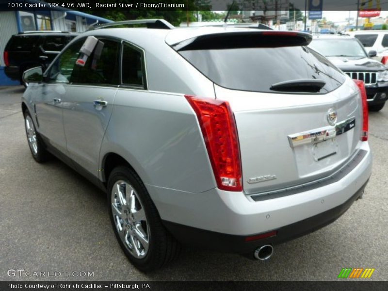 Radiant Silver / Ebony/Titanium 2010 Cadillac SRX 4 V6 AWD