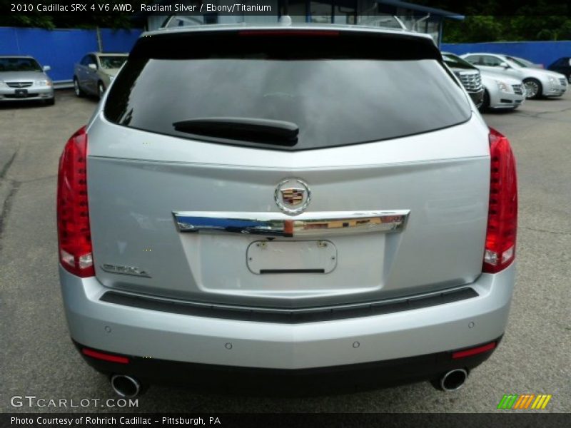Radiant Silver / Ebony/Titanium 2010 Cadillac SRX 4 V6 AWD