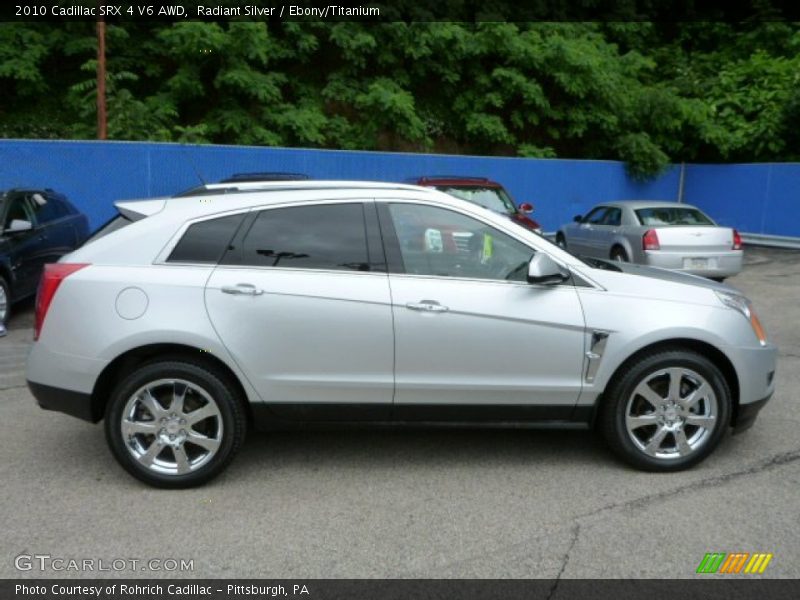 Radiant Silver / Ebony/Titanium 2010 Cadillac SRX 4 V6 AWD
