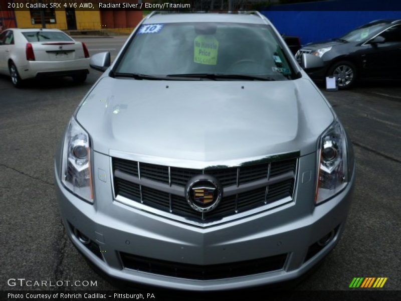 Radiant Silver / Ebony/Titanium 2010 Cadillac SRX 4 V6 AWD
