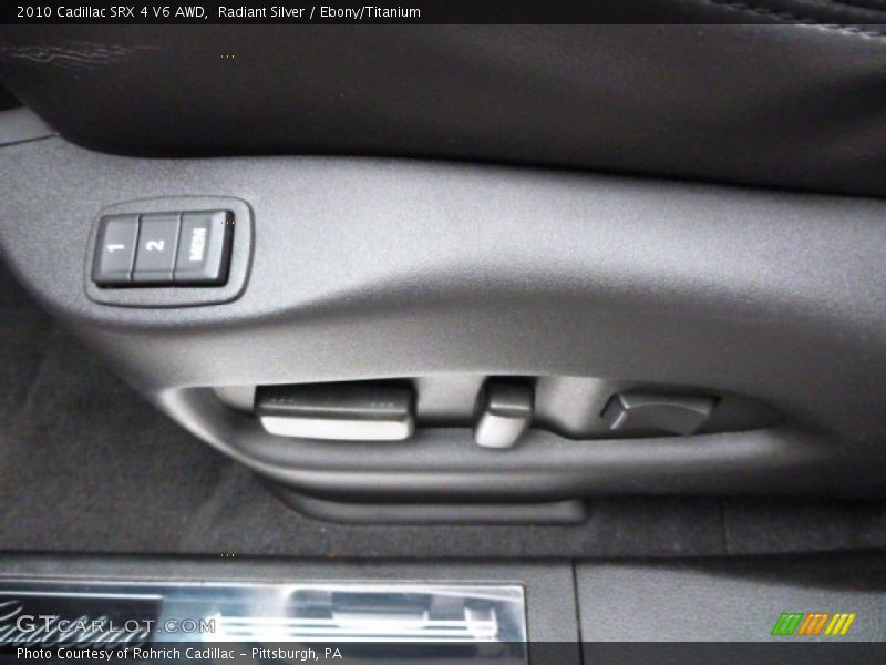 Radiant Silver / Ebony/Titanium 2010 Cadillac SRX 4 V6 AWD