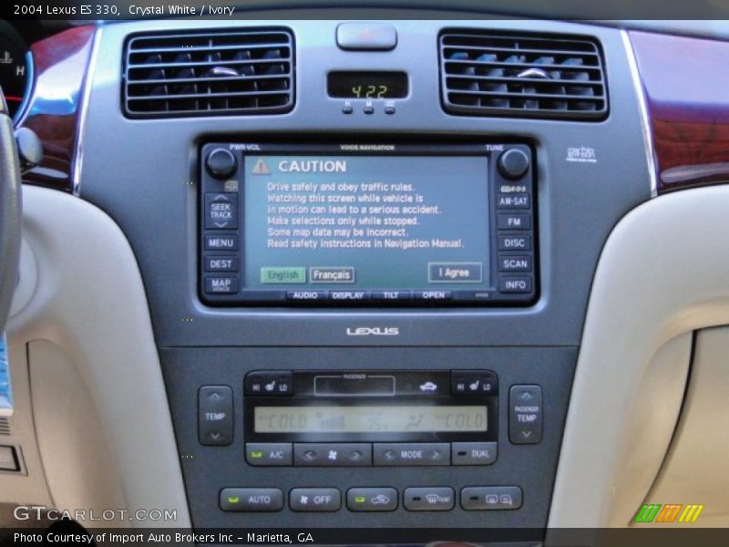 Crystal White / Ivory 2004 Lexus ES 330