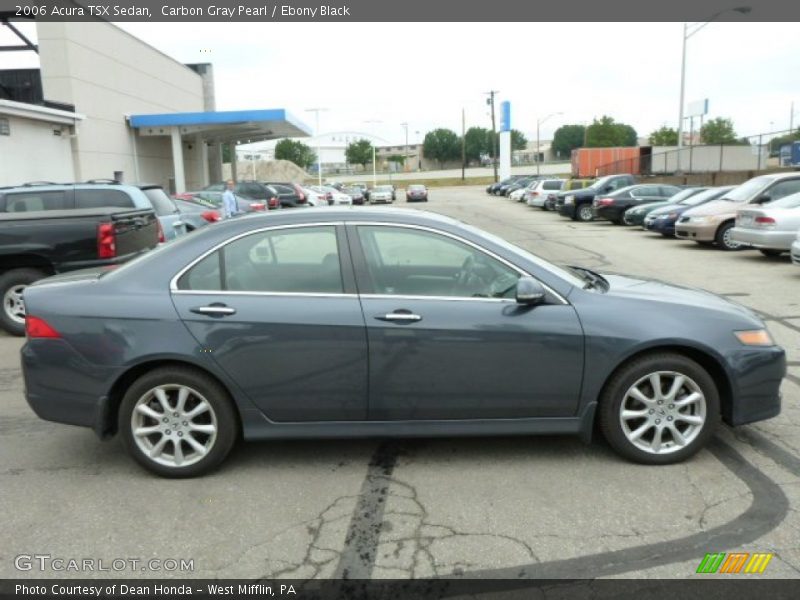 Carbon Gray Pearl / Ebony Black 2006 Acura TSX Sedan