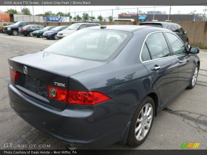 Carbon Gray Pearl / Ebony Black 2006 Acura TSX Sedan