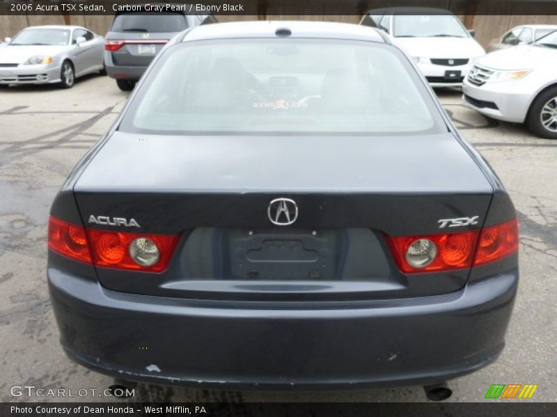 Carbon Gray Pearl / Ebony Black 2006 Acura TSX Sedan