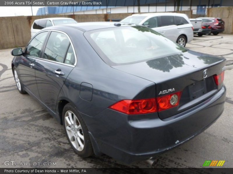 Carbon Gray Pearl / Ebony Black 2006 Acura TSX Sedan