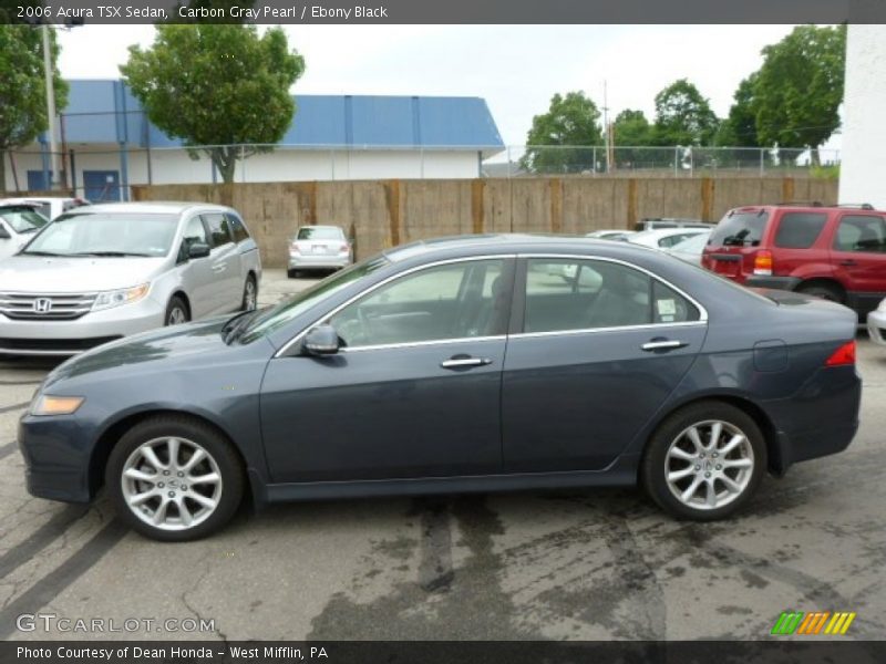 Carbon Gray Pearl / Ebony Black 2006 Acura TSX Sedan