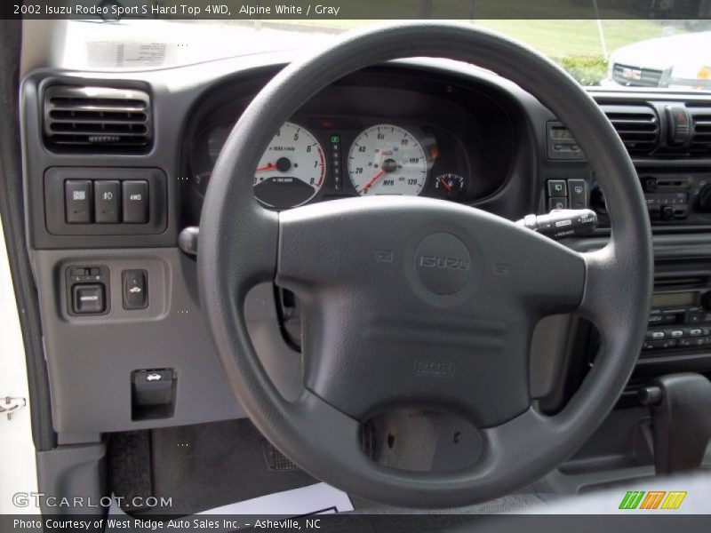  2002 Rodeo Sport S Hard Top 4WD Steering Wheel