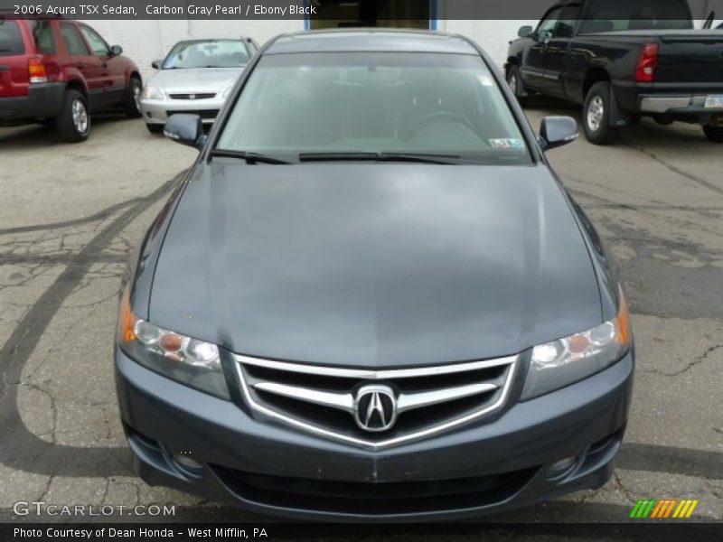 Carbon Gray Pearl / Ebony Black 2006 Acura TSX Sedan
