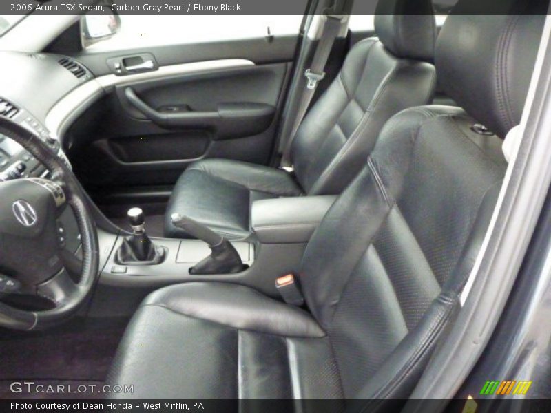 Carbon Gray Pearl / Ebony Black 2006 Acura TSX Sedan