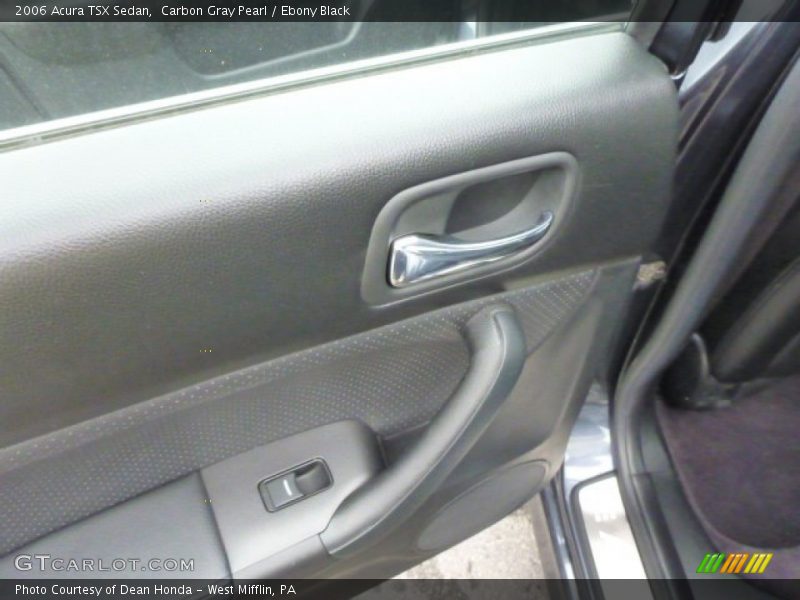 Carbon Gray Pearl / Ebony Black 2006 Acura TSX Sedan