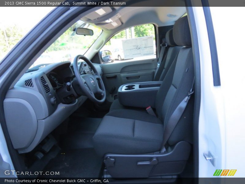 Summit White / Dark Titanium 2013 GMC Sierra 1500 Regular Cab