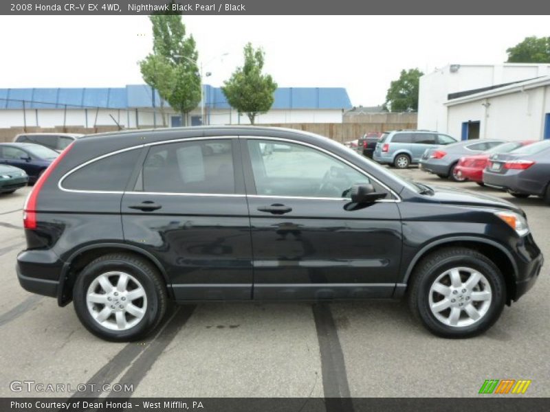 Nighthawk Black Pearl / Black 2008 Honda CR-V EX 4WD
