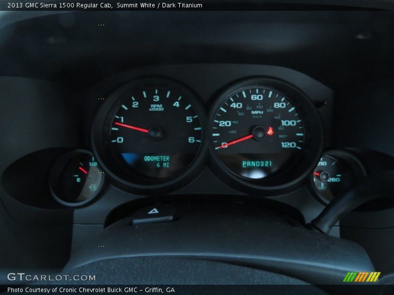 Summit White / Dark Titanium 2013 GMC Sierra 1500 Regular Cab