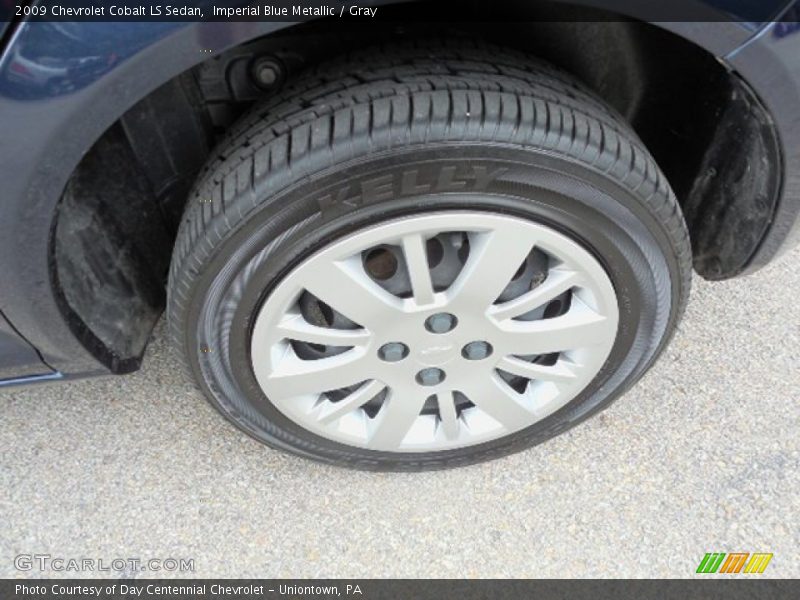 Imperial Blue Metallic / Gray 2009 Chevrolet Cobalt LS Sedan