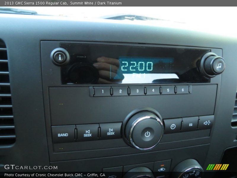 Summit White / Dark Titanium 2013 GMC Sierra 1500 Regular Cab